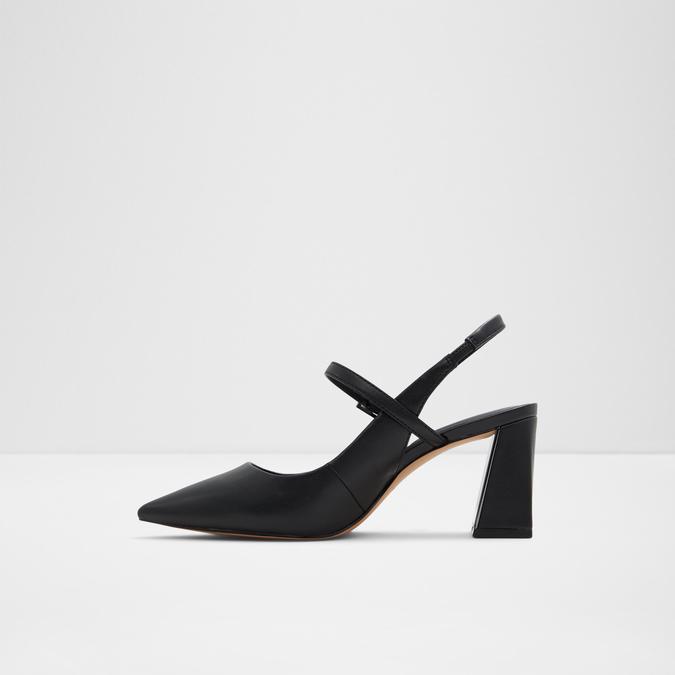 Papilliana Women's Black Block Heel image number 3