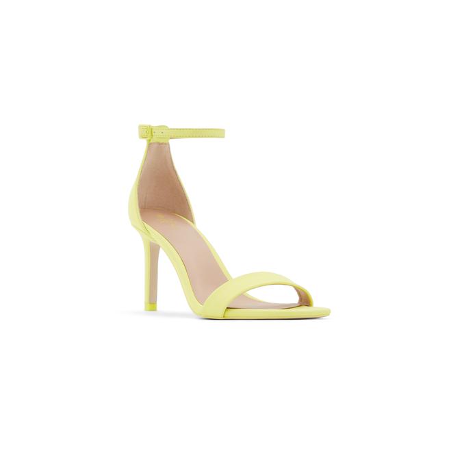 Ella Women's Bright Yellow Heeled Sandals image number 3