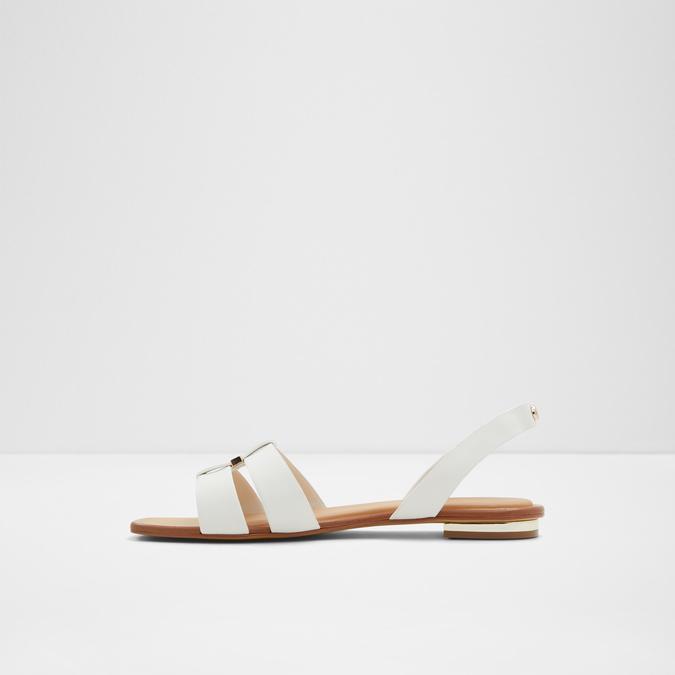 Balera Women's White Flat Sandals image number 3