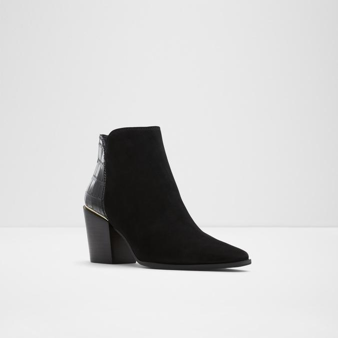 Equina Women's Black Ankle Boots image number 3