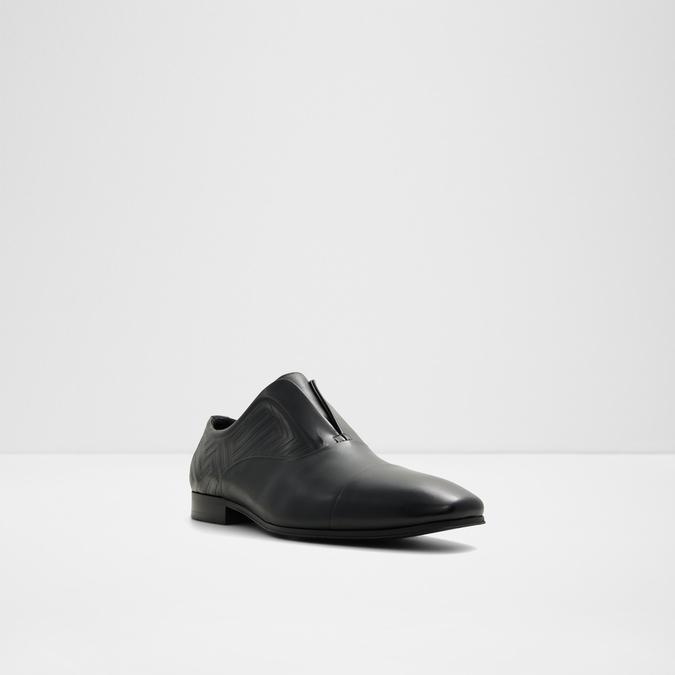 Valenti Men's Open Black Loafers image number 3