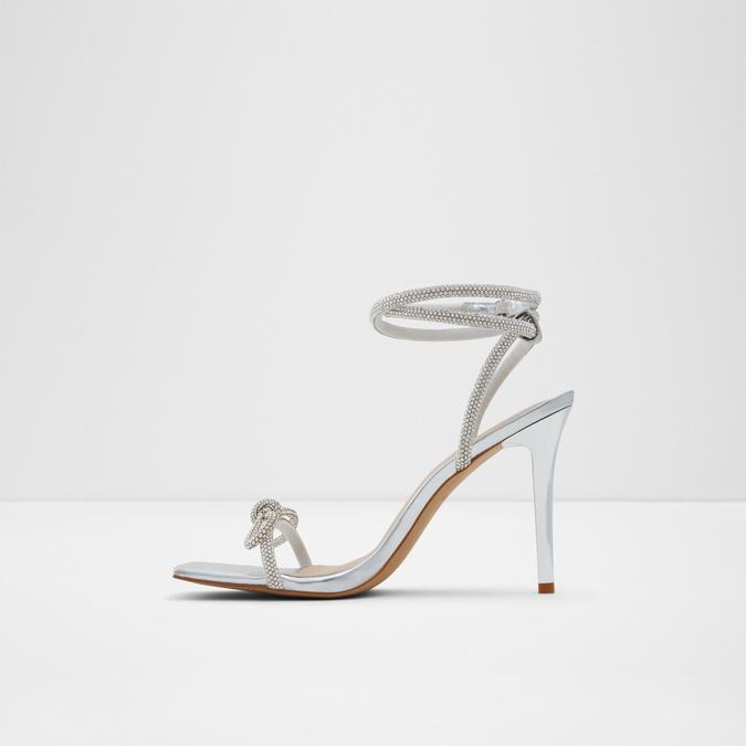 Barrona Women's Silver Dress Sandals image number 3