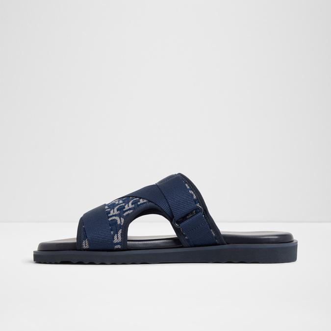 Deniels-In Men's Navy Strap Sandals image number 3