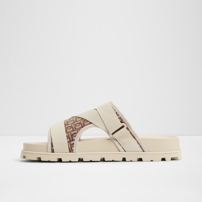 Deniels-In Men's Beige Strap Sandals image number 3