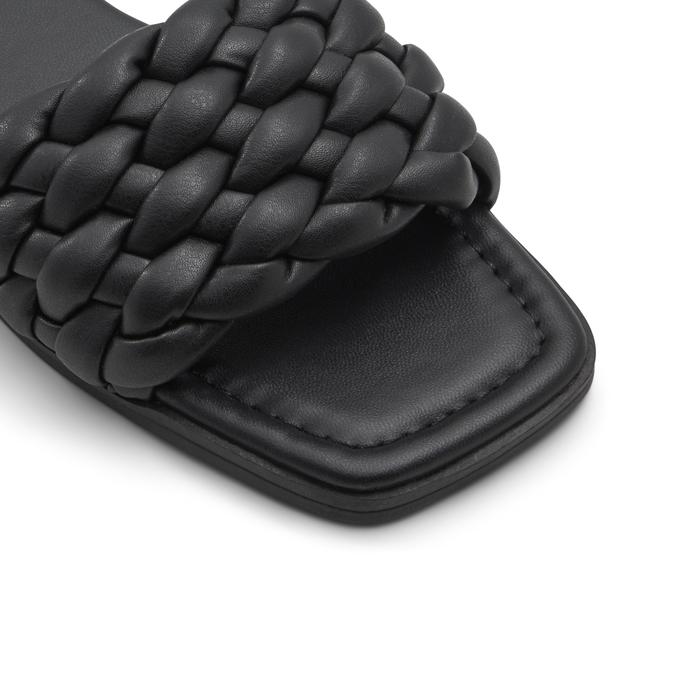 Stassie Women's Black Flat Sandals image number 2