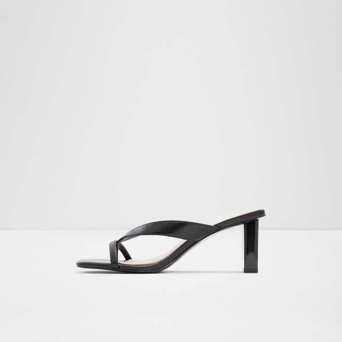 Loretta Women's Black Block Heel Sandal image number 2