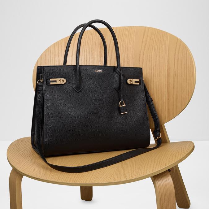 UNABRIN Black Women Satchel image number 3