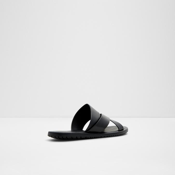 Zahir Men's Black Sandals image number 2