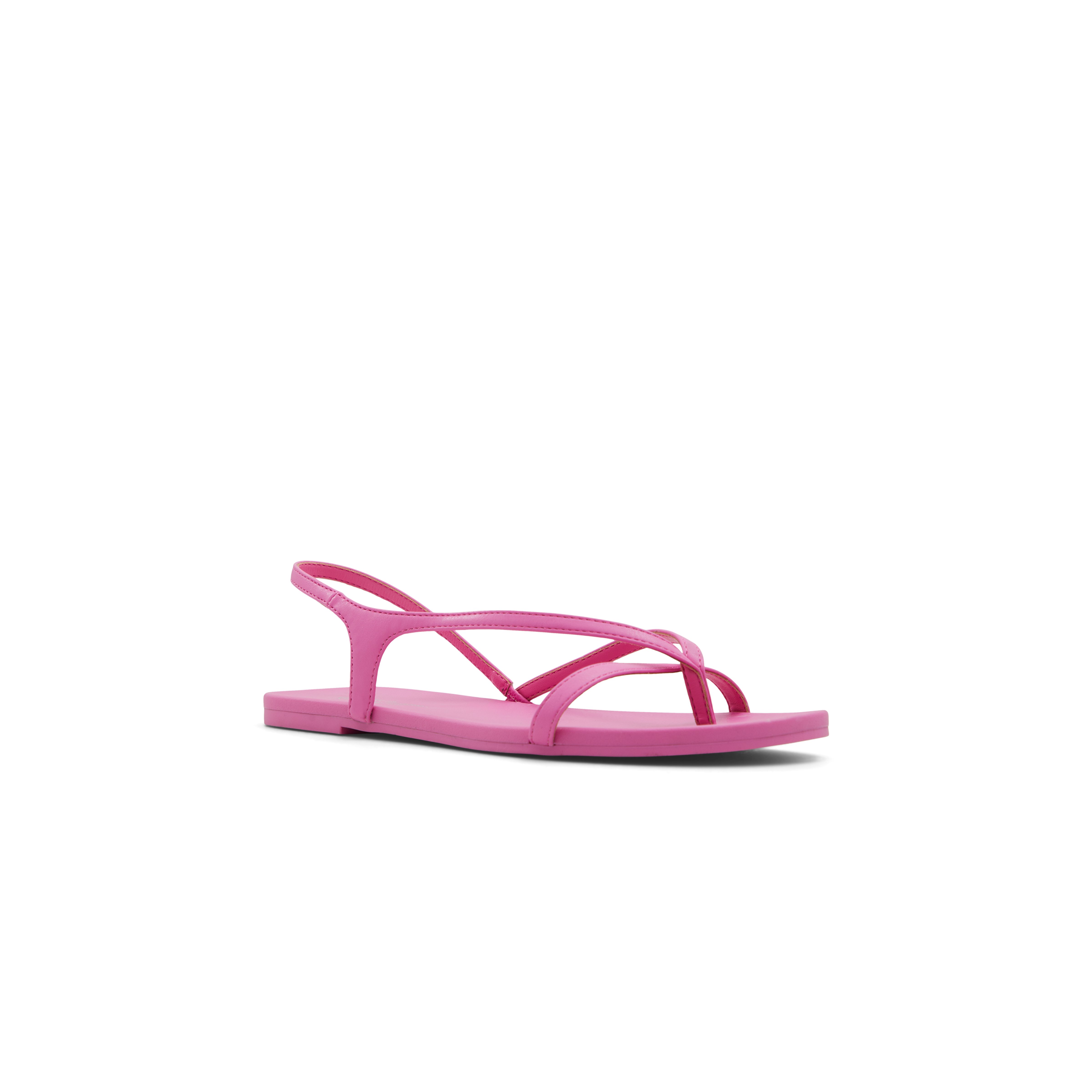 Montebello Women's Pink Flat Sandals image number 4