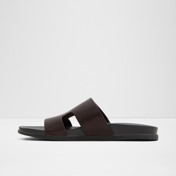 MONDI-INN Brown Men Single Strap Sandals image number 2