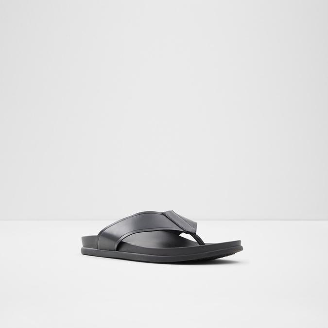 Afuthien Men's Black Thong Sandals image number 4