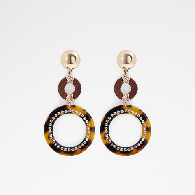 Gworedia Women's Brown Multi Earrings image number 0