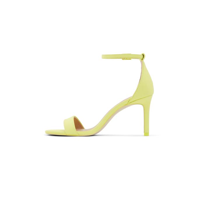 Ella Women's Bright Yellow Heeled Sandals image number 2