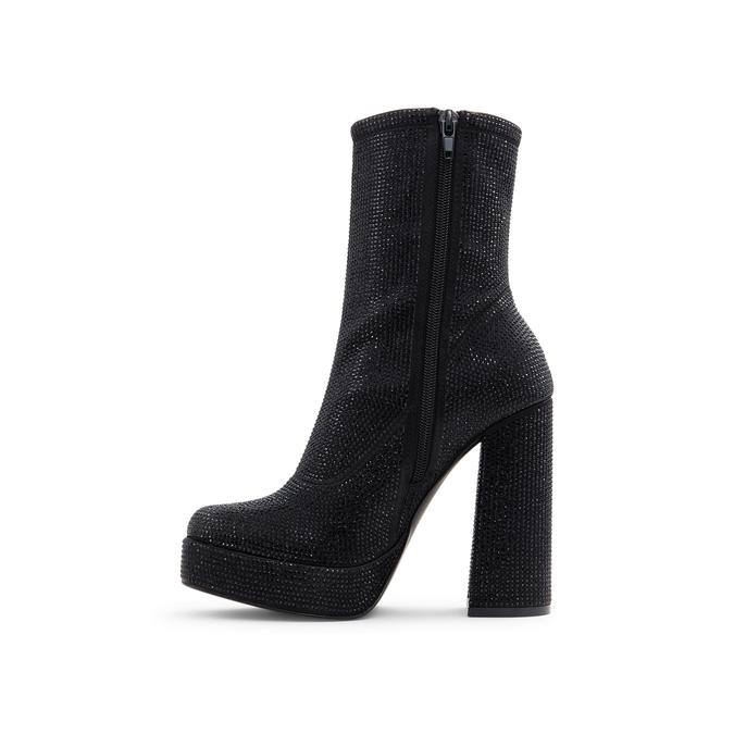 Tyrah Women's Black Ankle Boots image number 3