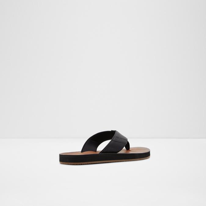 Thymel Men's Black Thong Sandals image number 1