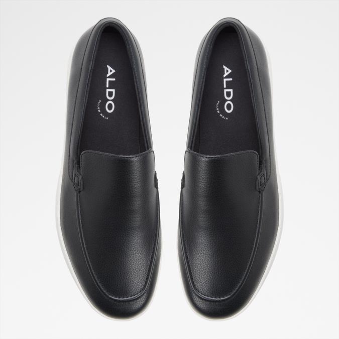 GINOA Black Men Sneakers Slip On image number 5