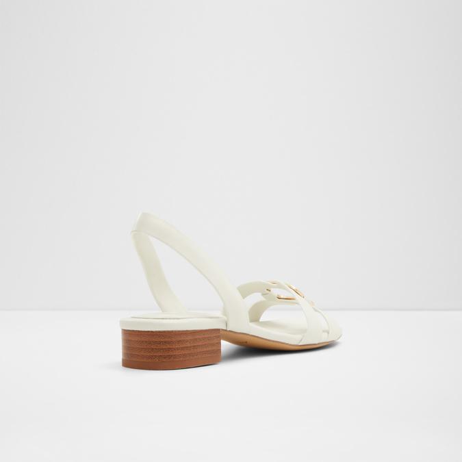 Ebalaver Women's White Block heel Sandals image number 2