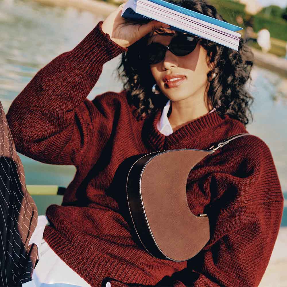 Celesty Women's Brown Shoulder Bag