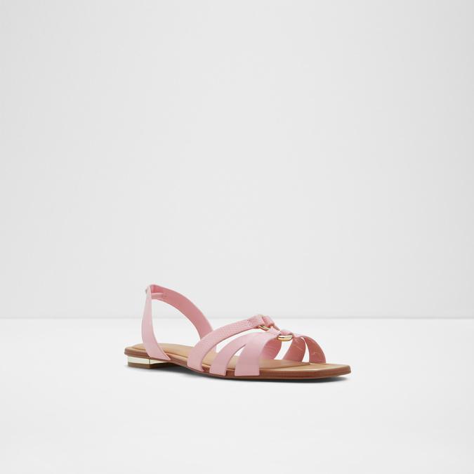 Marassi Women's Pink Flat Sandals image number 3