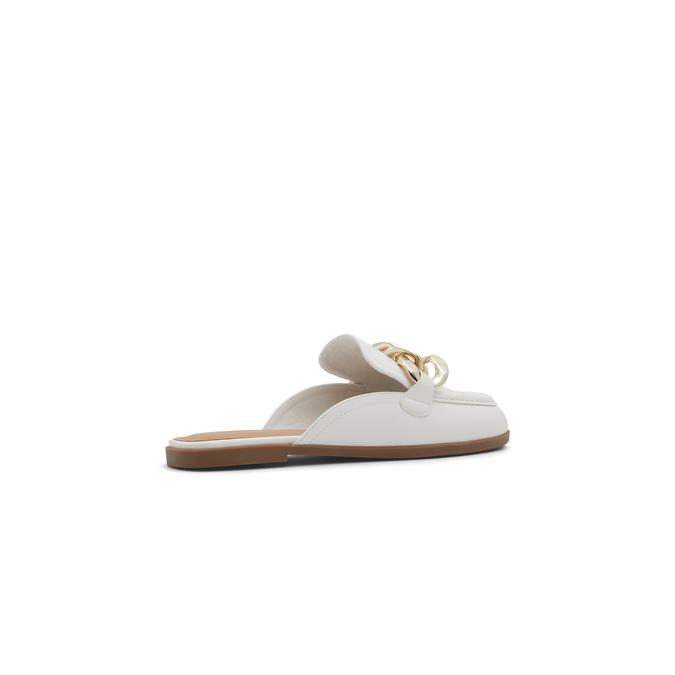 Chloeyy Women's White Mules image number 3