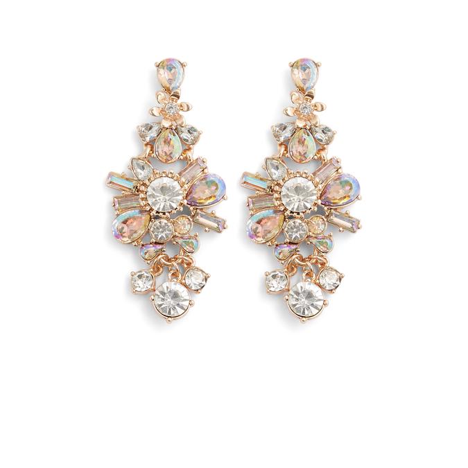 Tealing Women's Clear On Gold Earrings image number 0