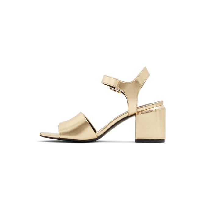 Isse Women's Gold Heeled Sandals image number 2