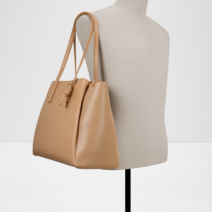 ABAVASS Camel Women Satchel image number 3
