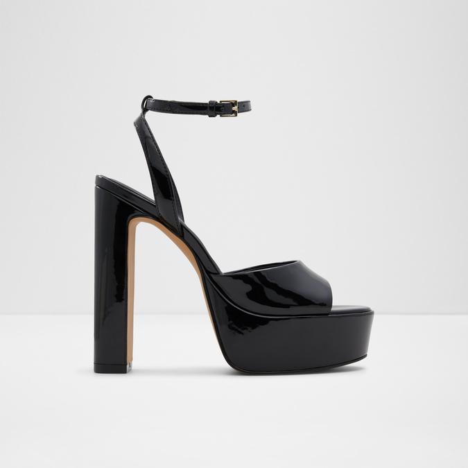 Aneissa Women's Black Block Heel image number 0