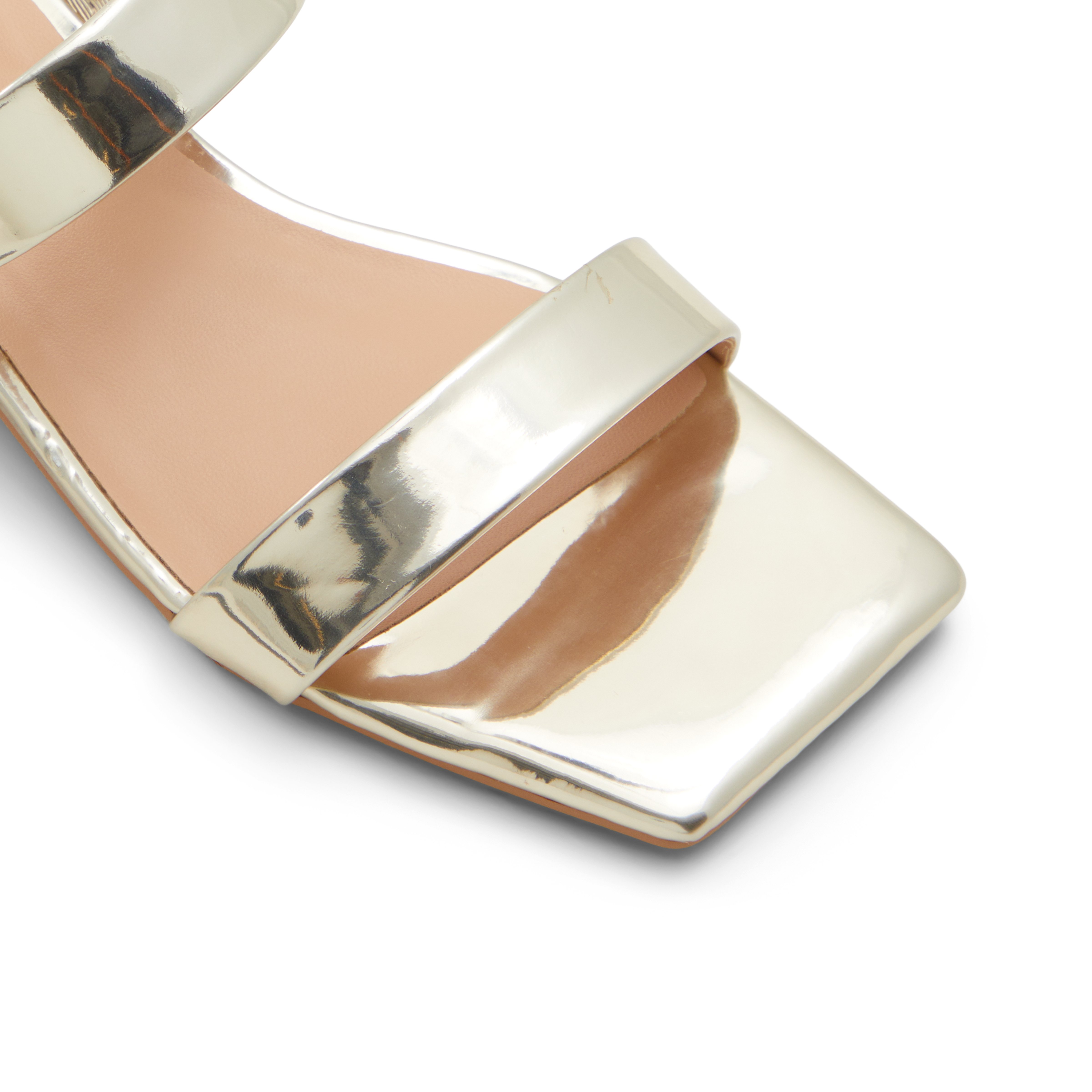 Clarra Women's Gold Block Heel Sandals image number 5