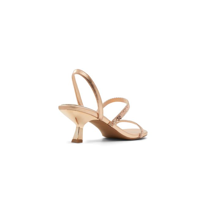 Kitt Women's Rose Gold Dress Sandals image number 2