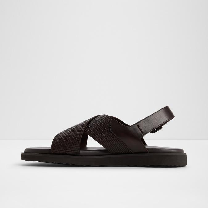 Silvoa-In Men's Brown Back Strap Sandals image number 3
