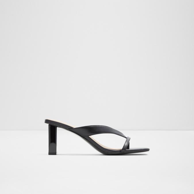 Loretta Women's Black Block Heel Sandal image number 0