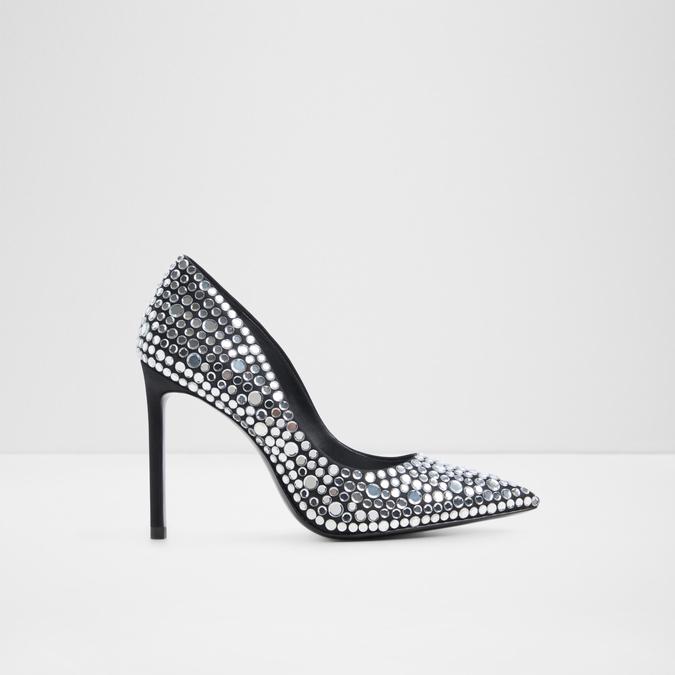 STESSY2.0-B BLACK OVERFLOW Women Pumps
