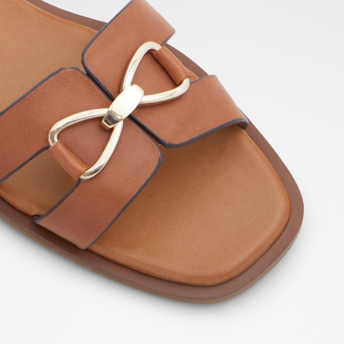 Odele Women's Medium Brown Flat Sandals image number 5