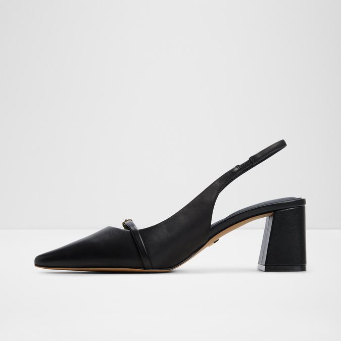 Skepper-In Women's Black Block Heel Shoes image number 3