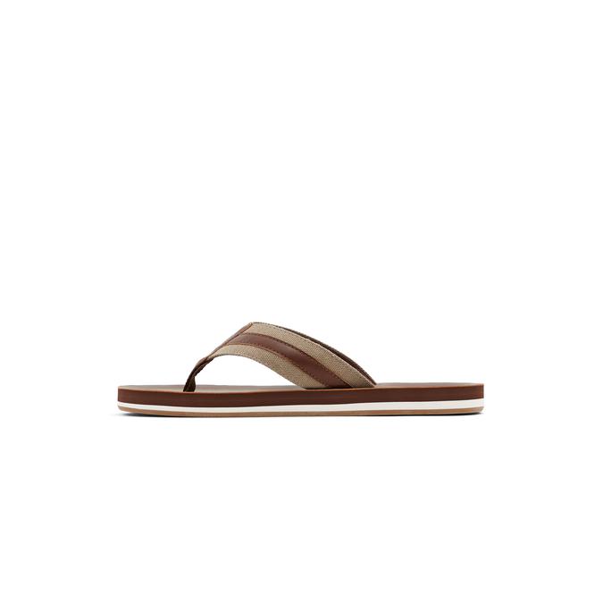 Voessi Men's Beige Flat Sandals image number 2