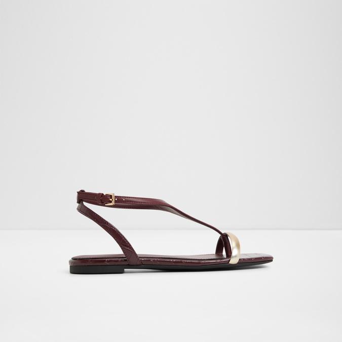 Catlyn-In Women's Bordo Flat Sandals