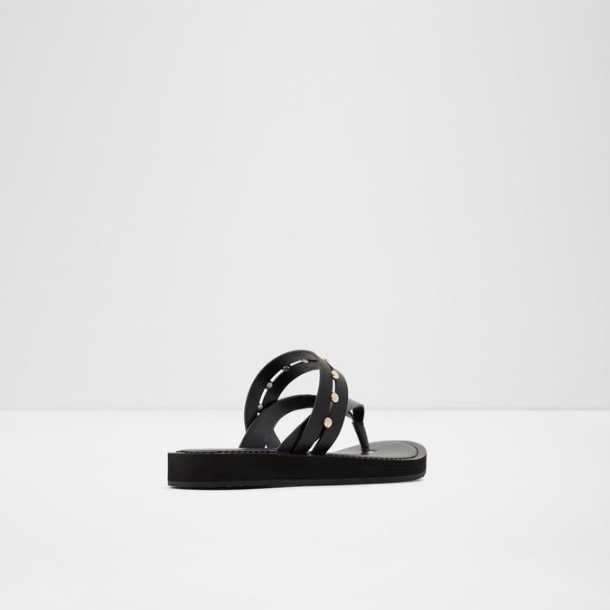 Silan Women's Black Sandals image number 1