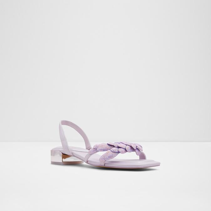 Archaia Women's Purple Block Heel Sandals image number 3
