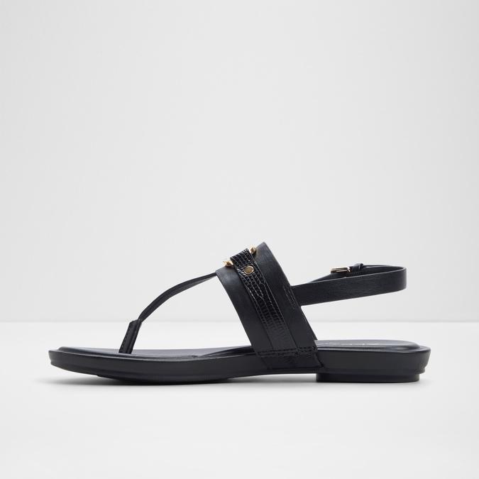 Taylen Women's Black Flat Sandals image number 3