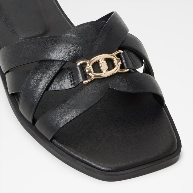 Jennaleriel -In Women's Black Flat Sandals image number 5