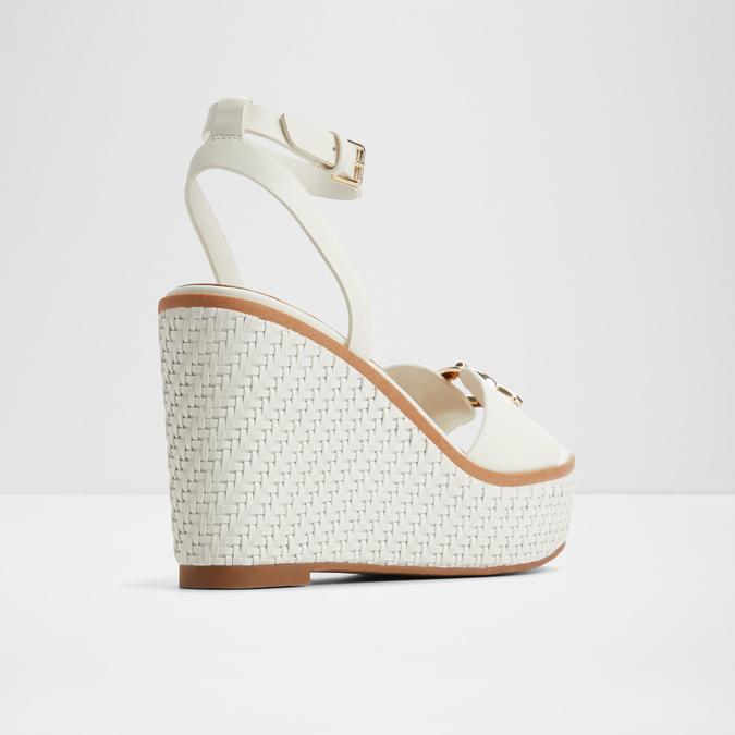 Ybylin-In Women's White Wedges image number 2