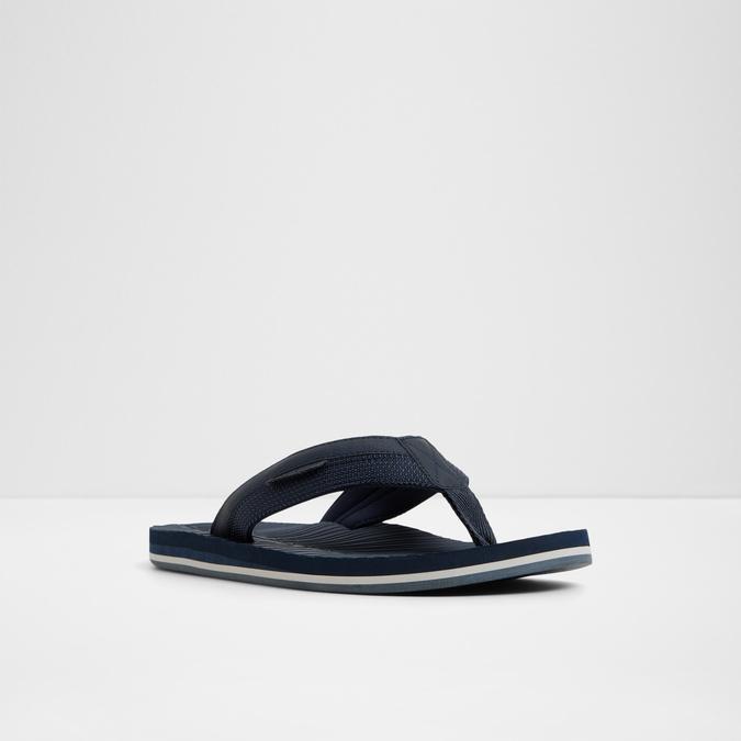 Kegana-In Men's Navy Thong Sandals image number 4