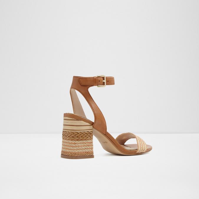 Gweilian Women's Cognac Block Heel Sandal image number 2