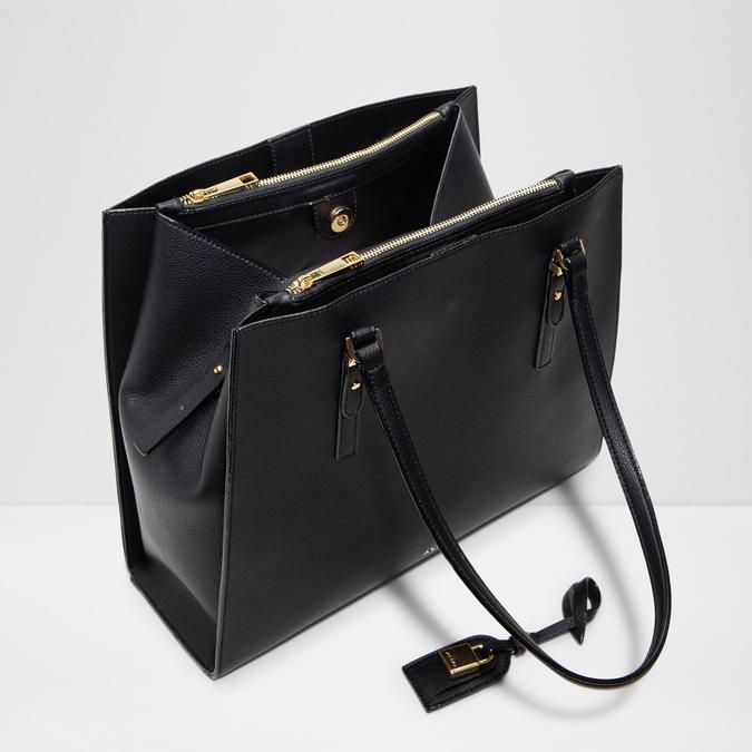 FEACAN Black Overflow Women Satchel image number 2