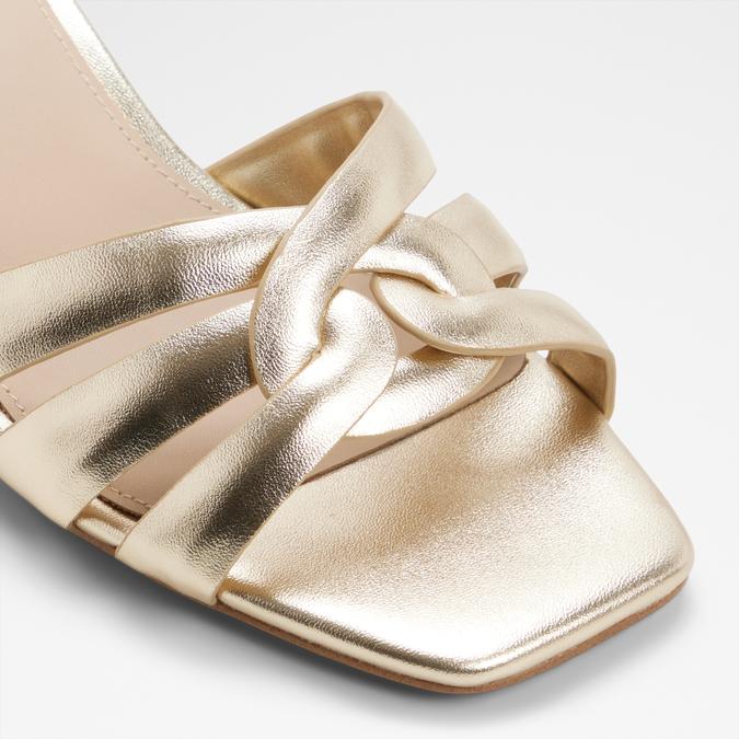 HANNE Gold Women Heels image number 4