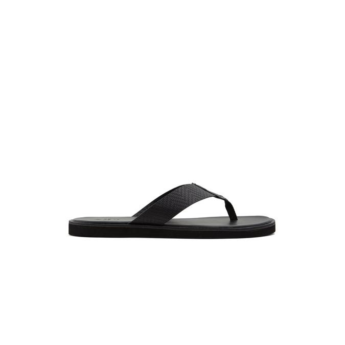 Kaenawen Men's Black Flat Sandals image number 0