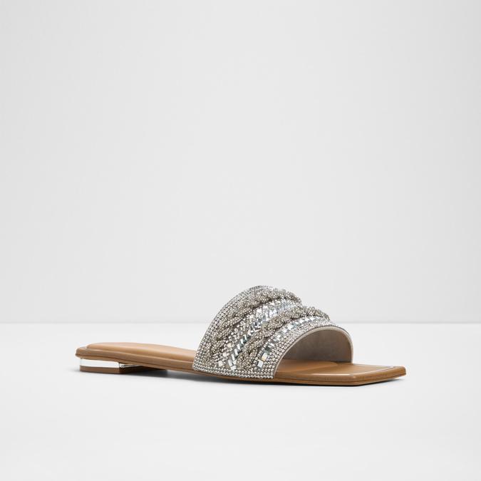 NAVALIA-IN SILVER Women Flat Sandals image number 3