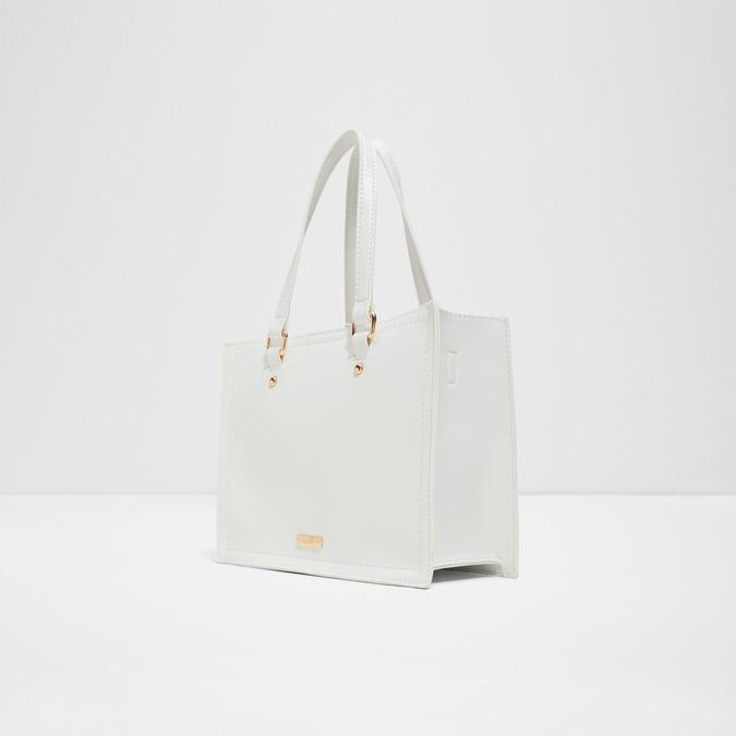 Custantina Women's White Satchel