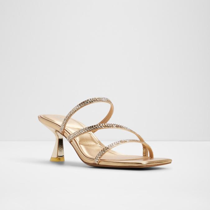 AVELINNE GOLD Women Dress Sandals image number 3